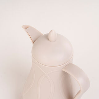 Dallaty beige plastic flask 1L 2 pcs