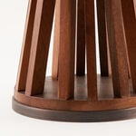 Homez Outdoor Solar Lantern With Wooden Design 23*23*41Cm image number 2