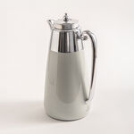 Dallaty set of 2 steel vacuum flask grey & silver 1L image number 1