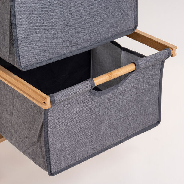 3 Tiers Bamboo Storage Drawers image number 3