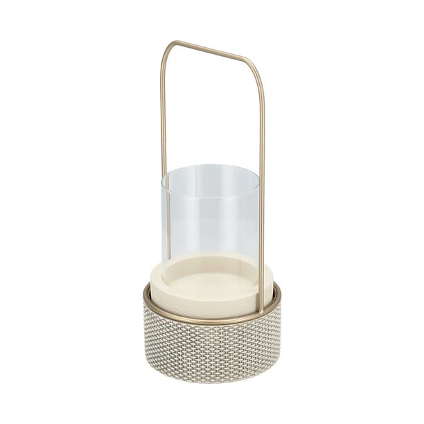Waraq Ceramic Lantern 15.5*15.5*36 Cm image number 1