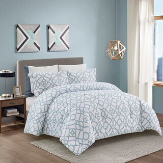 Comforter King Size 6 Pcs Set Tellini Pastel