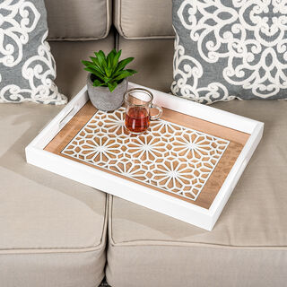 صينية تقديم خشبية