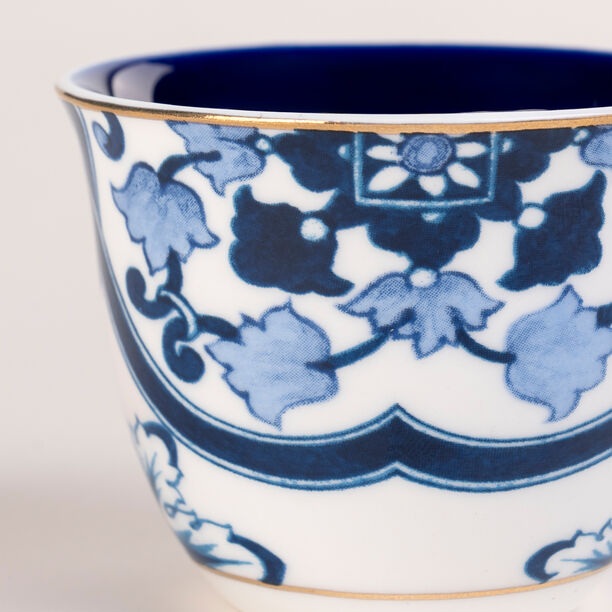 Dallaty blue porcelain tea and coffe cups set 18 pcs image number 3