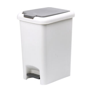 Pedal Bin White 15L