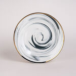 La Mesa Dinner Set 18 Pieces Grey Marble With Gold image number 3