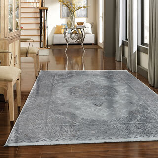 سجادة حرير لون كريمي 160*230 سم من كوتاج 