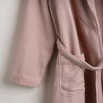 Ambra pink cotton bathrobe L/XL image number 3