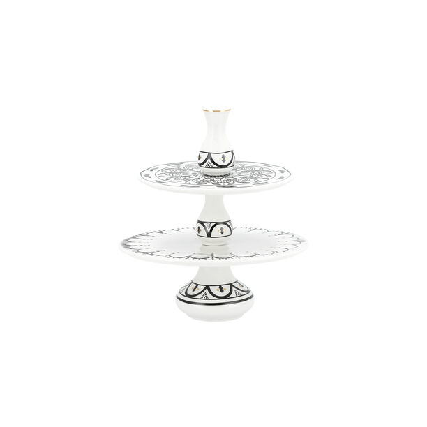  2 Tiers Morrocan Cake Stand image number 1