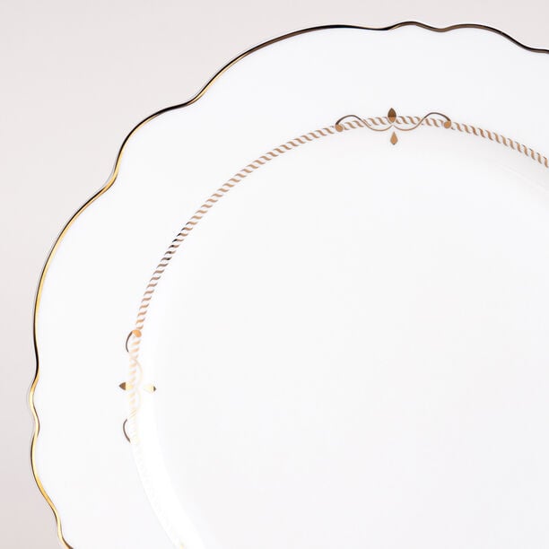 La Mesa white porcelain 18 pc dinner set image number 5