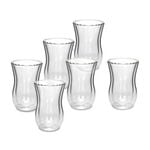 Arabic Tea Cups 6 Pieces Double Wall  image number 0