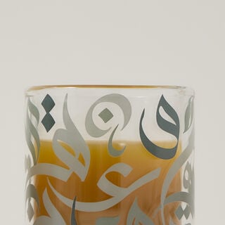 Dallaty green glass Saudi coffee cups 6 pcs
