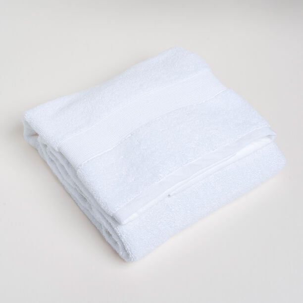 Boutique Blanche white ultra soft cotton bathroom towl 70*140 cm image number 1