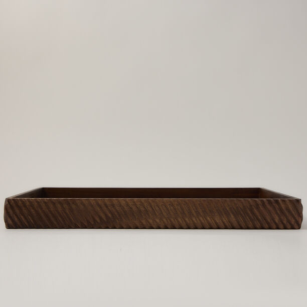 Lamesa 1 Pieces Wood Rectangular Tray Wave image number 1