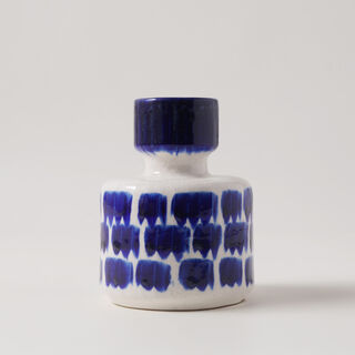 Homez Ceramic Blue And White Vase 11.8*11.8*15.5Cm