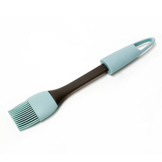 Alberto Silicone Brush With Soft Hand Brown And Blue