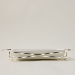 طبق تقديم مربع