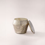 JAR CANDLE GOLD DIA 12.7X HT:11.4 CM image number 1
