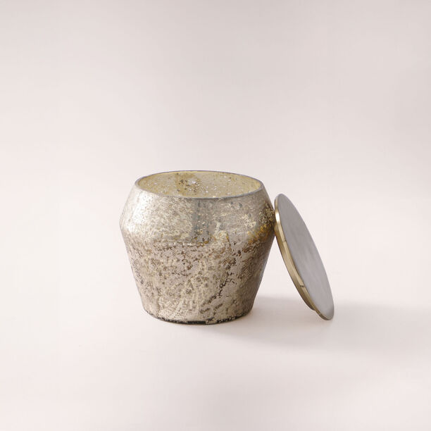 JAR CANDLE GOLD DIA 12.7X HT:11.4 CM image number 1