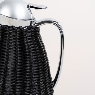 Dallety Stainless Steel Vf Rattan With Design Of Bamboo Brown 1L