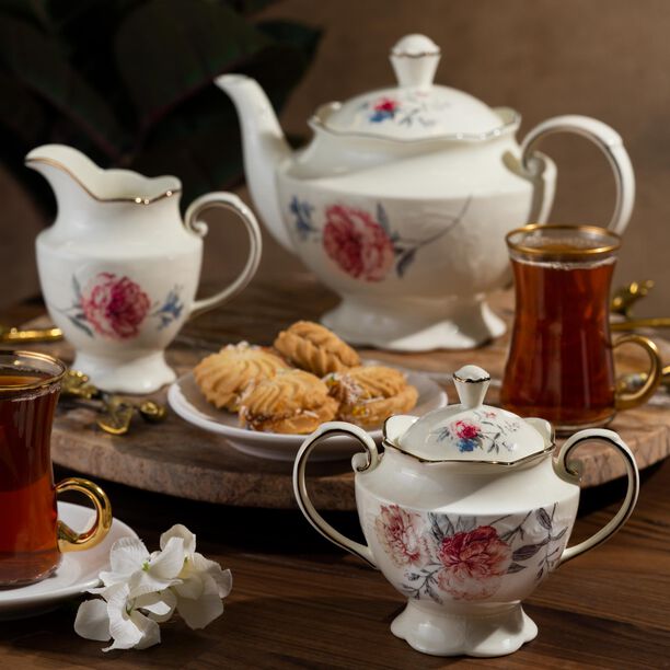 La Mesa Pot Set 3 Pieces Ivory And Gold image number 9