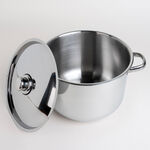Stainless steel steam cook pot 26 cm image number 4