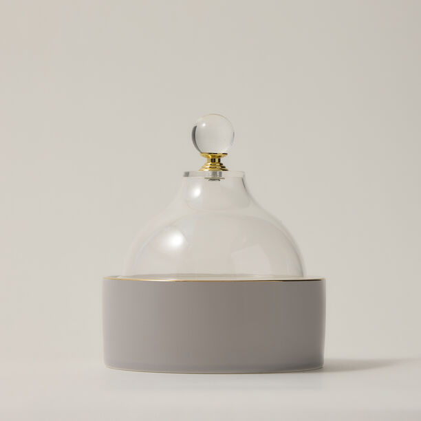 Dallaty porcelain date bowl 12.7cm, grey image number 0