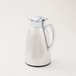 دلتي دلة شاي أو قهوة حافظة للحرارة ستيل باللون الفضي image number 0