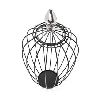 Wire Aluminum And Iron Lantern Black
