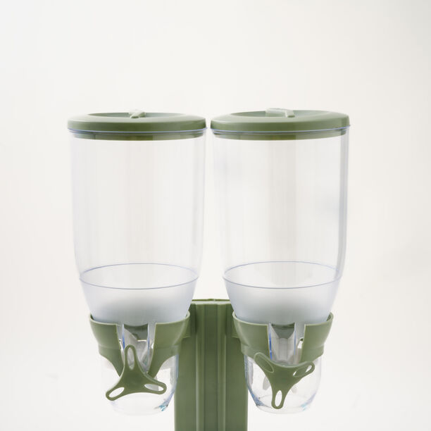 البرتو موزع حبوب مزدوج بلاستيك أخضر image number 2