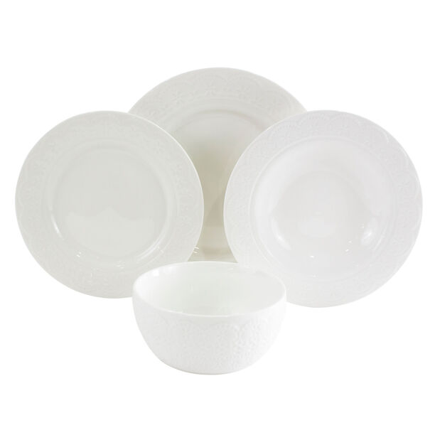 16 Pcs Dinner Set Lacy&nbsp; image number 1