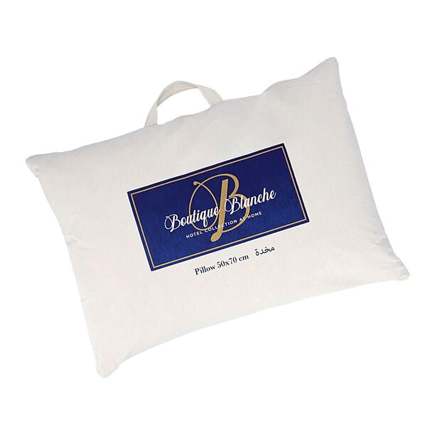 Boutique Blanche white cotton extremely soft pillow image number 0