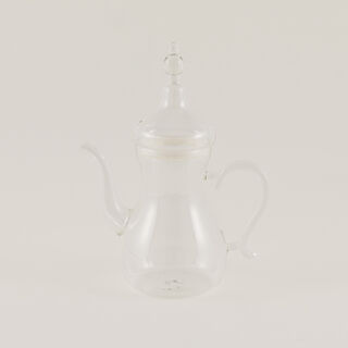 Dallaty glass tea pot with warmer