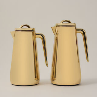 Dallaty Eve set of 2 gold steel vacuum flask