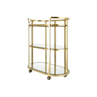 Trolley Ssteel Gold 3 Tier 75.5*43*90 cm