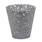 Plastic Waste Bin Alphabet Grey image number 0