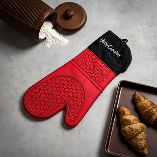 قفاز مطبخ سيليكون لون أحمر من بيتي كروكر