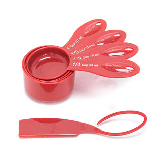 طقم أكواب قياس بلاستيكية من بيتي كروكر