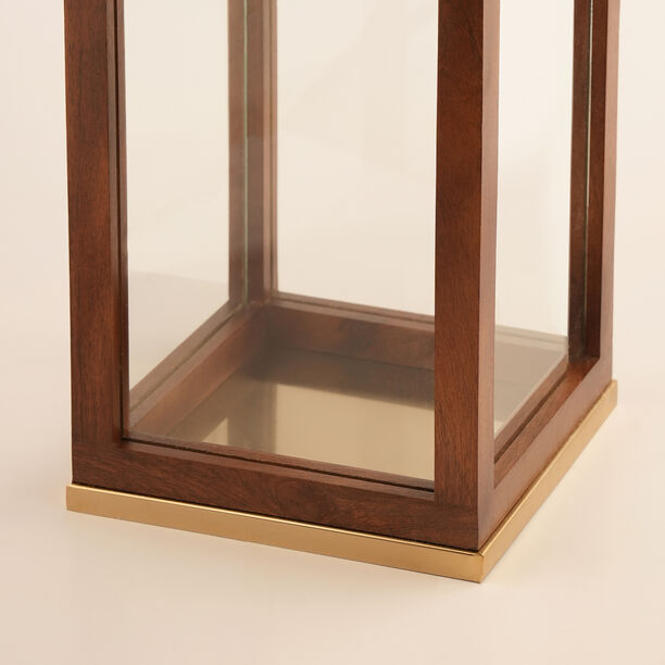 Lucerna Ramadan Lanterns Stainless Steel, Gold 24*10*10Cm image number 2