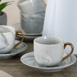 طقم أكواب قهوة مع قاعدة من لا ميسا   12 قطعة image number 5