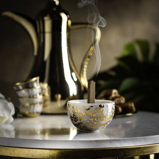 Majetic Marble Oud Holder With I Oud Amber Oud Sticks