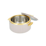 La Mesa matte lailac & gold plastic food warmer 4L image number 3