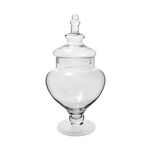 Alberto glass pear shape candy jar image number 0
