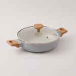 Alberto Aluminum 9Pcs Cookware Set, Grey image number 4