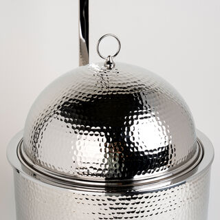 لاميسا طبق تقديم مع سخّان فضي 5 لتر