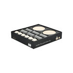 Dallaty beige Tea and coffee cups set 18 pcs image number 4