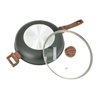 Alberto grey deep fry pan 30 cm