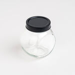 Alberto 4 Pieces Glass Spice Jars With Clip Lid And Metal Rack image number 5