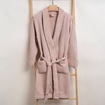 Ambra pink cotton bathrobe S/M image number 6