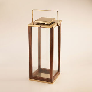 Lucerna Ramadan Lanterns Stainless Steel, Gold 24*10*10Cm